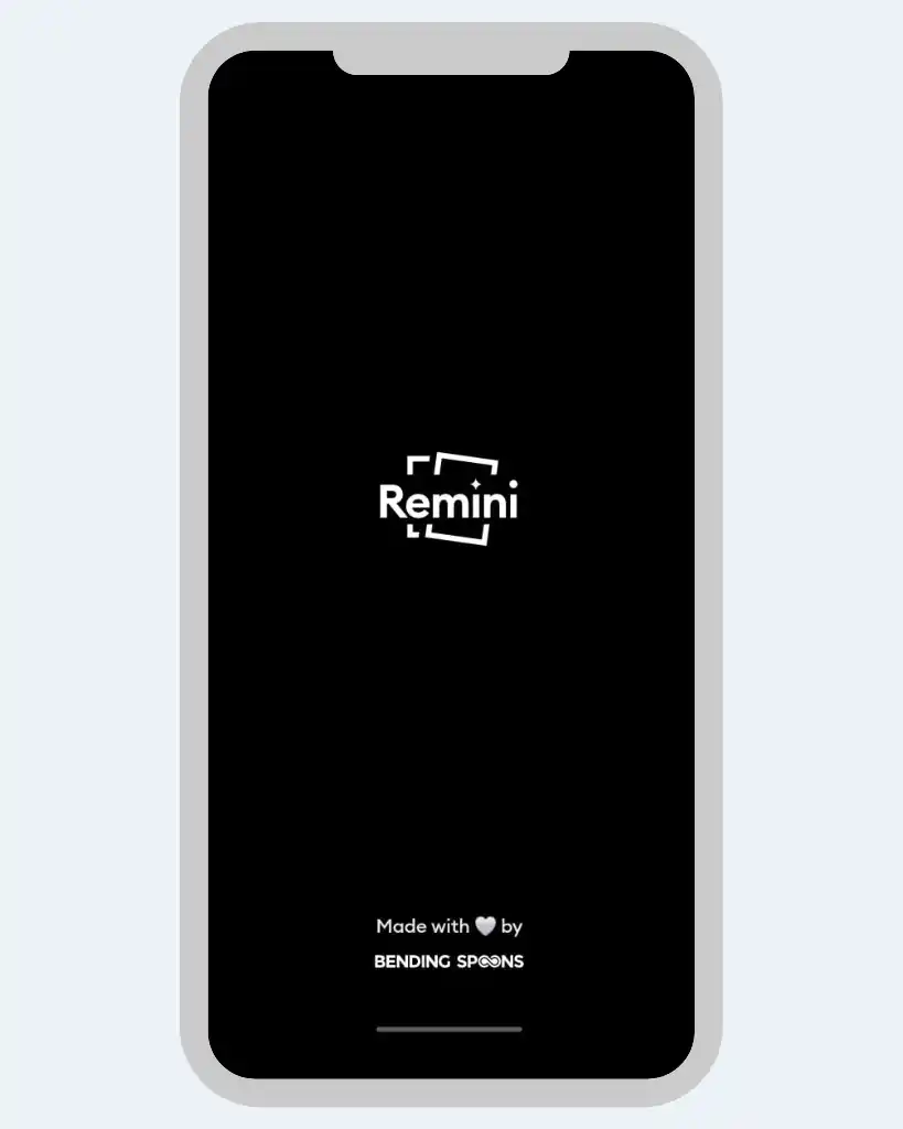 remini first app interface