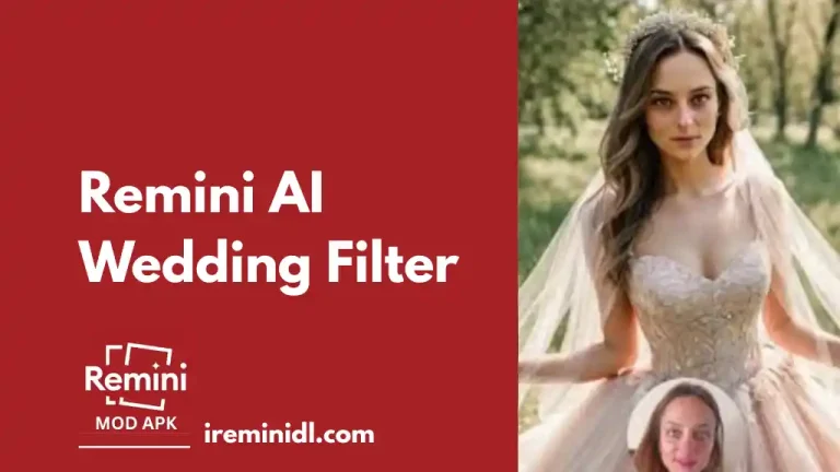 Remini AI Wedding Filter